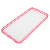 iPhone 6S Plus/6 Plus ile Uyumlu Kılıf Silikon Lims Şeffaf Pembe - 1