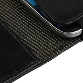 Xperia Z ile Uyumlu Yan Kapaklı Cüzdanlı Kart Bölmeli Deri Kılıf Siyah Renk - 4