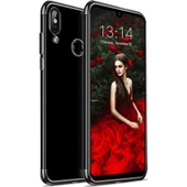 Zore Redmi Note 7 ile Uyumlu Glitter Silikon Kılıf Siyah - 1