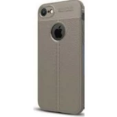 Zore iPhone 6 Plus /6S Plus ile Uyumlu Niss Silikon Kılıf Gri - 1