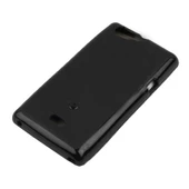 Xperia Miro ile Uyumlu Silikon Kılıf Siyah Renk - 1
