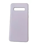 Galaxy S10 ile Uyumlu Cappy Silikon Kılıf Lila - 1