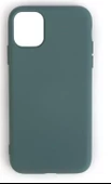 iPhone 11 Pro ile Uyumlu Cappy Silikon Kılıf Yeşil - 1