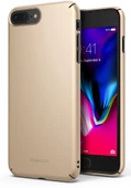 Ringke Slim iPhone 7/8 Plus ile Uyumlu KIlıf Royal Gold İnce Şık Tasarım - 1