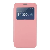 Anymode G900 Galaxy S5 ile Uyumlu View Flip Cover Kılıf Pembe thumbnail 1