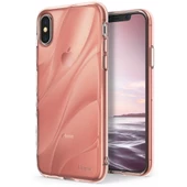 Ringke Flow iPhone X ile Uyumlu KIlıf Rose Gold - 1
