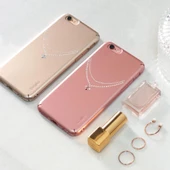 Ringke Noble Slim iPhone 6s Plus/ 6 Plus ile Uyumlu Taşlı Kılıf 4 Tarafı Saran Tam Koruma Rose Gold - 4