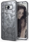 Ringke Air Prism 3D Elmas Yansıması Galaxy S8 ile Uyumlu Kılıf Smoke Black thumbnail 1