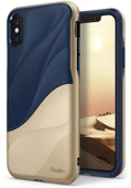 Ringke Wave iPhone X ile Uyumlu KIlıf Marina Gold - 1
