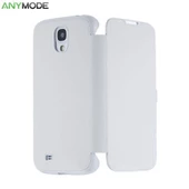Anymode i9500 Galaxy S4 ile Uyumlu Folio Cover Kılıf Beyaz - 2