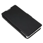 Optimus L9 ile Uyumlu Kaliteli Yan Kapaklı Deri Kılıf Siyah thumbnail 3