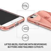 Ringke Flow iPhone 7/8 ile Uyumlu KIlıf Rose Gold 3D Dalga Efekti Hafif Esnek Renkli Transparan thumbnail 2