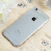 Ringke Noble Fusion iPhone 6s/ 6 ile Uyumlu Taşlı Kılıf Extra Darbe Emici Snow Clear thumbnail 2