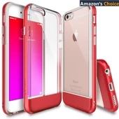 Ringke Frame iPhone 6s/ 6 ile Uyumlu Çerçeveli Bumper Kılıf Fire Red - 1
