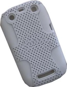 BlackBerry 9360 ile Uyumlu Curve Termo Plastik Silikon Kılıf Beyaz Renk - 2