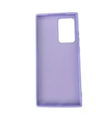 Galaxy Note 20 Ultra ile Uyumlu Cappy Silikon Kılıf Lila - 2
