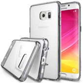 Ringke Fusion Galaxy S6 Edge Plus ile Uyumlu Kılıf Smoke Black - 1