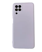 Galaxy A22 ile Uyumlu Cappy Silikon Kılıf Lila - 1