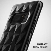 Ringke Air Prism 3D Elmas Yansıması Galaxy Note 8 ile Uyumlu KIlıf Ink Black - 2