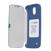 Anymode i9500 Galaxy S4 ile Uyumlu Folio Cover Kılıf Lacivert BRCC002KBL - 2