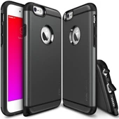 Ringke Max iPhone 6s Plus/ 6 Plus ile Uyumlu KIlıf Gun Metal Tam Koruma Isı Dağılımlı Şok Emici Teknoloji - 1
