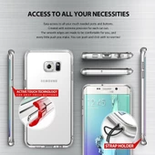 Ringke Fusion Galaxy S6 Edge Plus ile Uyumlu Kılıf Smoke Black - 2