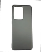Galaxy S20 Ultra ile Uyumlu Cappy Silikon Kılıf Siyah - 1