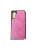 Galaxy Note 10 ile Uyumlu Premium Kapaklı Kılıf Mor thumbnail 2
