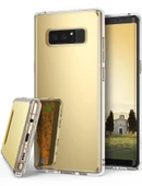 Ringke Mirror Fusion Galaxy Note 8 ile Uyumlu Aynalı Kılıf Royal Gold - 1