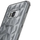 Ringke Air Prism 3D Elmas Yansıması Galaxy S8 Plus ile Uyumlu Kılıf Smoke Black - 2