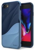 Ringke Wave iPhone 7/8 ile Uyumlu KIlıf Coastal Blue thumbnail 1