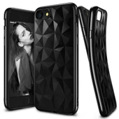 Ringke Air Prism 3D Elmas Yansıması iPhone 7 ile Uyumlu KIlıf Ink Black - 1