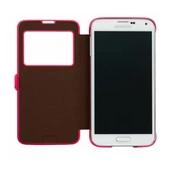 Anymode G900 Galaxy S5 ile Uyumlu View Flip Cover Kılıf Koyu Pembe - 4