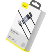 Baseus CALHZ-01 iPhone ile Uyumlu USB Kablo + Araba Arka Koltuk Çift USB Çoğaltıcı Siyah - 2