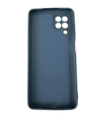 Galaxy A22 ile Uyumlu Cappy Silikon Kılıf Lacivert thumbnail 2