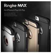 Ringke Max iPhone 6s Plus/ 6 Plus ile Uyumlu KIlıf Gun Metal Tam Koruma Isı Dağılımlı Şok Emici Teknoloji - 2
