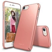 Ringke Slim iPhone 7/8 ile Uyumlu KIlıf Rose Gold İnce Şık Tasarım - 1