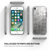 Ringke Air Prism 3D Elmas Yansıması iPhone 7 ile Uyumlu KIlıf Smoke Black - 3