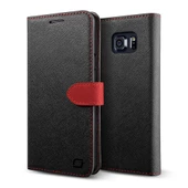 Lific Galaxy Note 5 ile Uyumlu Saffiano Diary Kılıf Baby Pink - 3