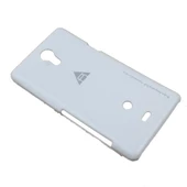 Xperia T LT30p ile Uyumlu Rock Slim Kauçuk Kılıf Beyaz - 2