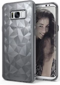 Ringke Air Prism 3D Elmas Yansıması Galaxy S8 Plus ile Uyumlu Kılıf Smoke Black - 1