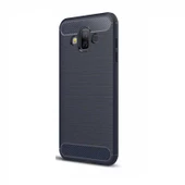 Galaxy J7 Duo ile Uyumlu Room Silikon Kılıf Lacivert thumbnail 1