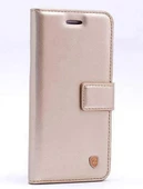 Galaxy S7 ile Uyumlu Delüxe Kapaklı Standlı Kılıf Gold - 1