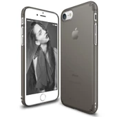 Ringke Slim Frost iPhone 7/8 ile Uyumlu KIlıf Black İnce Buzlu Transparan - 3