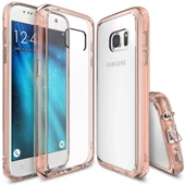 Ringke Fusion Galaxy S7 ile Uyumlu Kılıf Rose Gold thumbnail 1