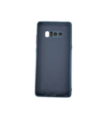 Galaxy Note 8 ile Uyumlu Cappy Silikon Kılıf Lacivert - 2