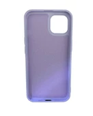 iPhone 13 Pro ile Uyumlu Cappy Silikon Kılıf Lila - 2