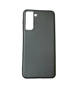 Galaxy S21 ile Uyumlu Cappy Silikon Kılıf Siyah - 1