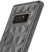 Ringke Air Prism 3D Elmas Yansıması Galaxy Note 8 ile Uyumlu KIlıf Smoke Black - 2