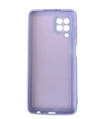 Galaxy A22 ile Uyumlu Cappy Silikon Kılıf Lila - 2